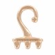 Cymbal ™ DQ metal Hook Mesaria Iii for SuperDuo beads - Rose gold